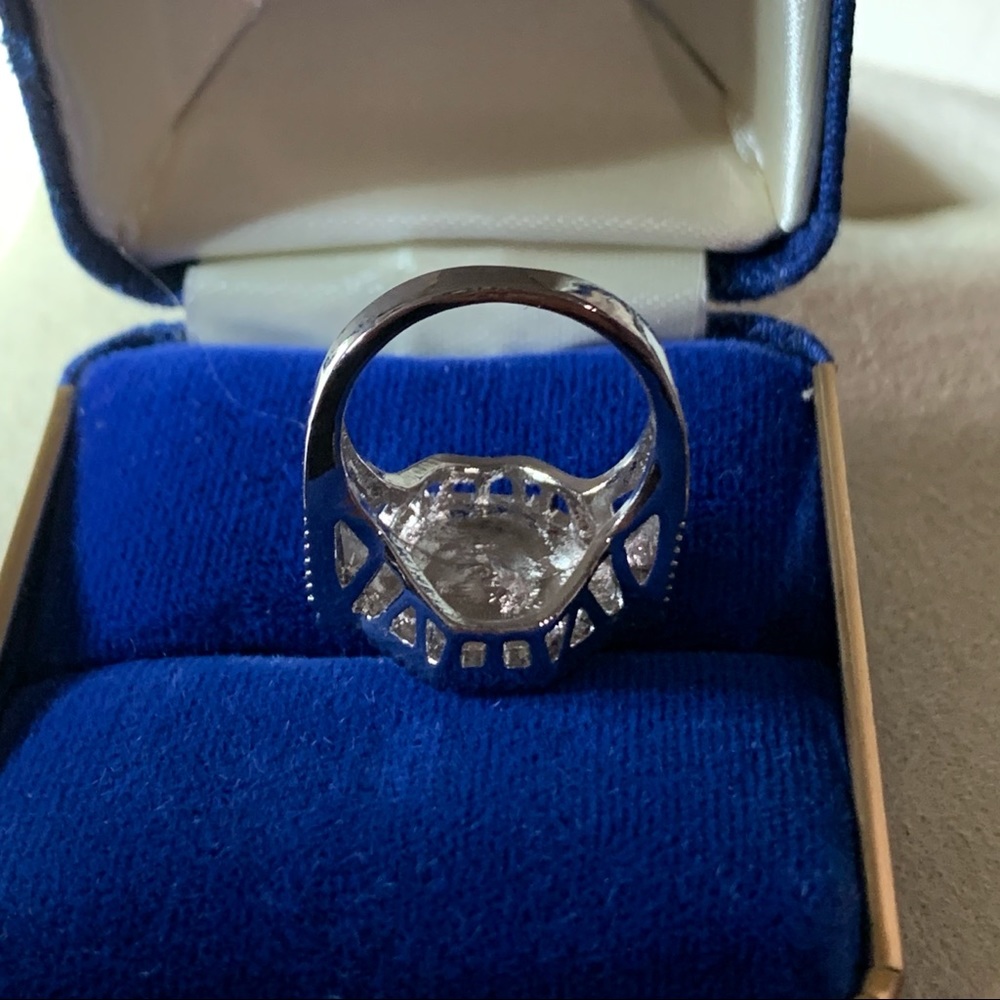 SILVER SAPPHIRE RING - Picture 8 of 9